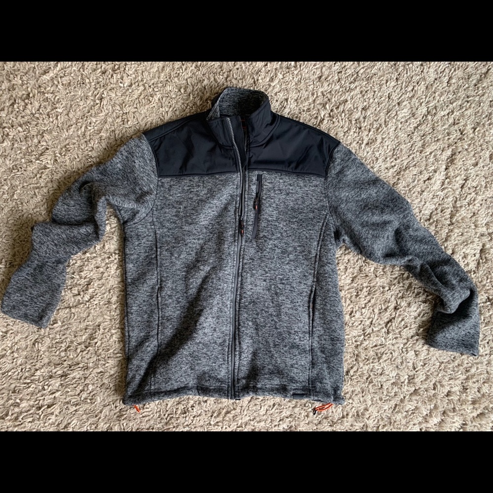 Hawke & Co fleece sweater/jacket, size large. New w/o tags.